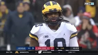 Devin Bush (Michigan LB #10) Vs. Ohio State 2018