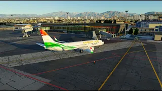 Душанбе - Алматы | Somon Air | ZIBO 737-800 | UTDD - UAAA | xEnviro | X-Plane 12