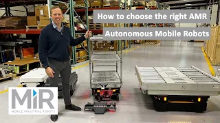 How to choose the right AMR (MiR's Autonomous Mobile Robots)
