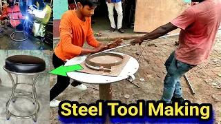 Steel Stool Making Full Process || Stainless Steel || fabrication Work