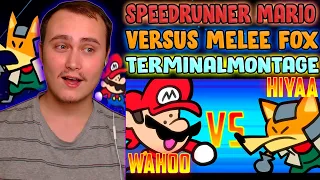 Speedrunner Mario VS Melee Fox SOMETHING VERSUS | Reaction | Speedrun Fight