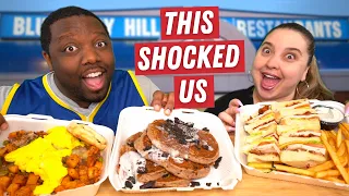 This Shocked Us! [Eating Blueberry Hill in Las Vegas]