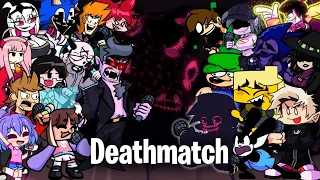 FNF Deathmatch but Every Turn a Different Character Sings