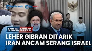 Paspampres Sigap saat Leher Gibran Ditarik, Iran Ancam Serang Israel, Wapres Termuda-Tertua Bertemu