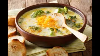Cheese broccoli soup! Fast and fantastically delicious !!