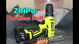 ZhiPu Cordless Drill review. Switch Fix FA8-16/3