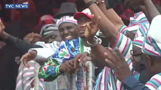 (SEE VIDEO) Large Crowd As APC Holds Presidential Rally In Oyo