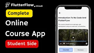 Complete Tutorial For Online Learning App In FlutterFlow | FlutterFlow Tutorial For Beginners