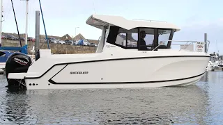 Quicksilver 705 Pilothouse powered by Mercury 150 hp Four Stroke.