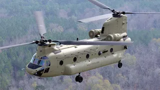 Helicopter CH-47F Chinook In Action | HD Video 2021
