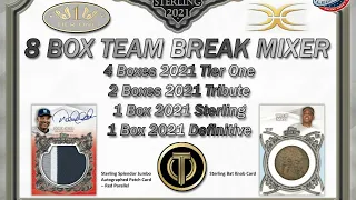 2021 STERLING/DEFINITIVE/TRIBUTE 8 Box TEAM BREAK #1  eBay 05/29/21