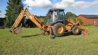 CASE 580 Super LE Backhoe Loader Test