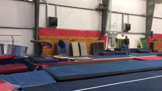 Double Layout and Yurchenko Full Training- Elena Burek '18