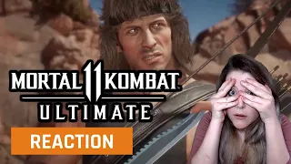 My reaction to the Mortal Kombat 11 Ultimate Official Rambo Gameplay Trailer | GAMEDAME REACTS