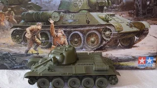 T 34 76 Tamiya model 1/35 Construction from the beginning to the end part 1 1080p HD