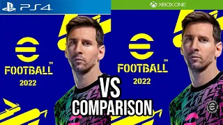 eFootball 2022 PS4 Vs Xbox One