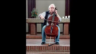 Papa spielt Bach in einer Kirche - Cello Suite Nr. 1 G-Dur, BWV 1007 - Allemande