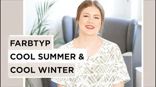 Farbtyp Cool Summer & Cool Winter bestimmen - Beispiele + beste Farben | Das weiße Reh