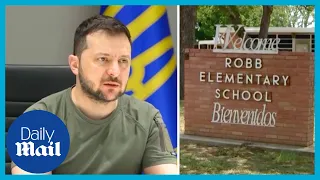 Zelensky mourns the lives of Texas school shooting victims
