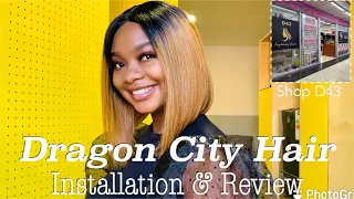 Dragon City ShopD43 hair installation and Review |South African YouTuber