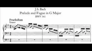 J.S. Bach - BWV 541 - Praeludium G-dur / G Major