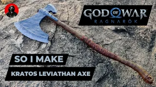 So i make kratos Leviathan axe from GOD of WAR RAGNAROK | sculpture with Amiq