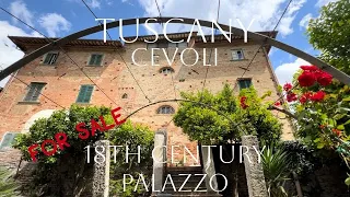 BUY THIS ITALIAN PALAZZO AND MOVE STRAIGHT IN! Fabulous, fully furnished Tuscan Palazzo for sale!