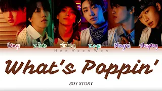 BOY STORY (男孩的故事) - '哈?! (What’s Poppin)' [Chn/Rom/Eng] Color Coded Lyrics