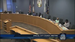Special City Council Meeting 8-1-2022