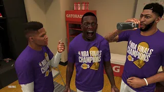 NBA 2K22 - Los Angeles Lakers Championship Celebration