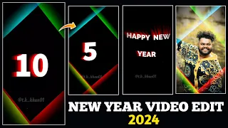 Happy New Year 2024 Video Editing in VN || 2024 new year video editing in telugu