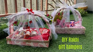 DIY beautiful RAKSHABANDHAN gift hampers #Diyideas#rakhidiyideas