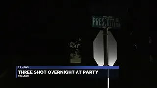 Killeen PD: Three people shot at party attended by high school students on Prescott Drive