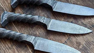 Forging a Railroad Spike Knife