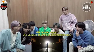 [Sub Español][BANGTAN BOMB] BTS ‘Black Swan’ MV reaction - BTS (방탄소년단)