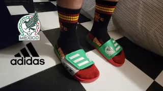 Unboxing Adidas Adilette TND slides Mexico edition 🇲🇽