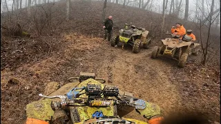 Ride Royal Blue 3/2/24 Muddy Trails #raptor700 #savesportquads #atv #400ex #raptor700r #gopro