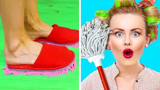 EASY CLEANING HACKS TO SPEED UP YOUR ROUTINE || 5-Minute Recipes Cleaning Tips