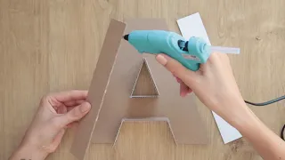 ★ 3D letter DIY | how to make a paper letter room decor DIY | origami