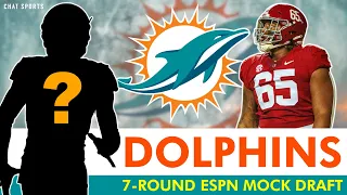 ESPN’s 2024 Dolphins Mock Draft: 7-Round Miami Dolphins Draft Picks For 2024 NFL Draft