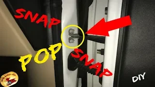 How To STOP Annoying Door Swing POPPING... A Super HACK...