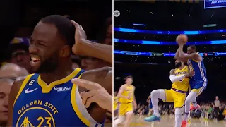 Draymond Green Hard Collision With LeBron 😬