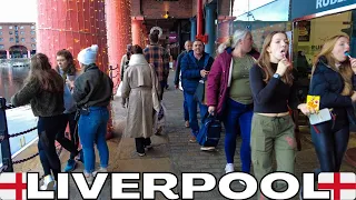 LIVERPOOL Walk Tour | ALBERT DOCK Full Tour  December 2022 4K