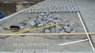 laying cobbles