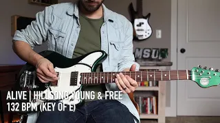 Alive Lead Guitar Tutorial | Hillsong Young & Free (Original Key)