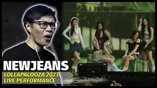 NEWJEANS Lollapalooza 2023 Live Performance Reaction