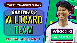FPL GW8 Wildcard Draft with No Salah |Fantasy Premier League 23/24 Gameweek 8 Wildcard without Salah