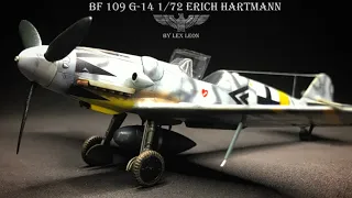 MESSERSCHMITT BF 109 - 1/72 FULL BUILD - SCALEMODEL - AIRCRAFT MODEL - plasticmodel - aviação