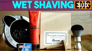 Christopher Bradley Razor KARVE SHAVING D-0.98, Musgo Real, Squadro | Бритьё с HomeLike Shaving