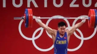 LYU Xiaojun win gold in81kg weightlifting